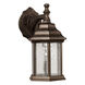 Signature 1 Light 12 inch Olde Bronze Outdoor Wall Light
