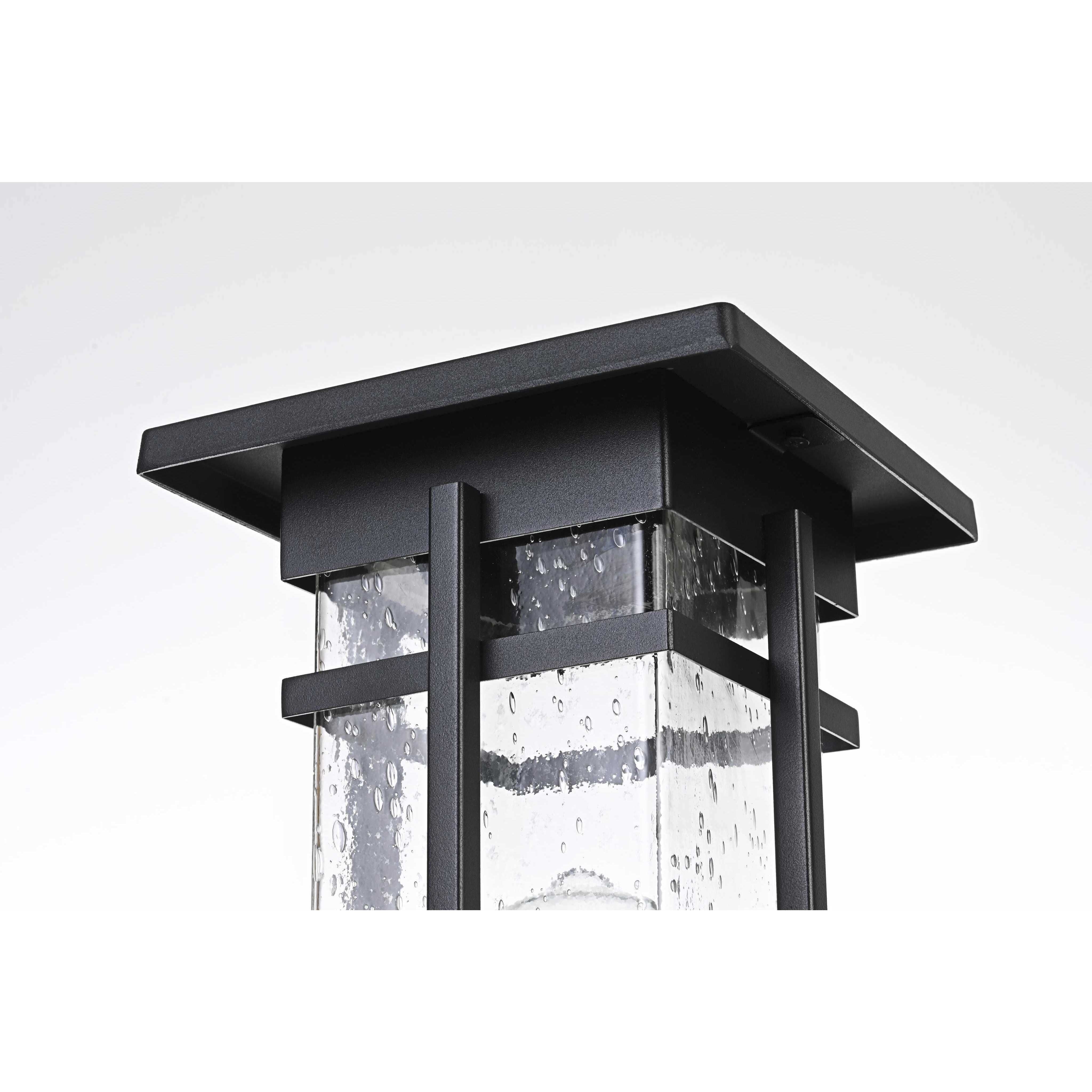 Livingston 1 Light 17 inch Black Outdoor Post Light