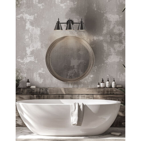 Westley LED 21.5 inch Matte Black Vanity Light Wall Light