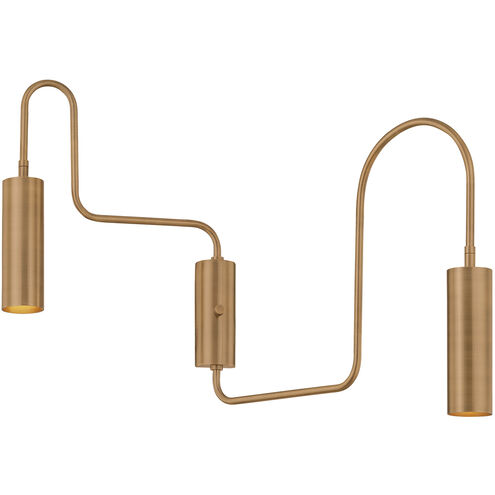 Lark Wall Sconce Wall Light in Patina Brass