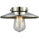 Franklin Restoration Railroad LED 8 inch Polished Nickel Mini Pendant Ceiling Light, Franklin Restoration