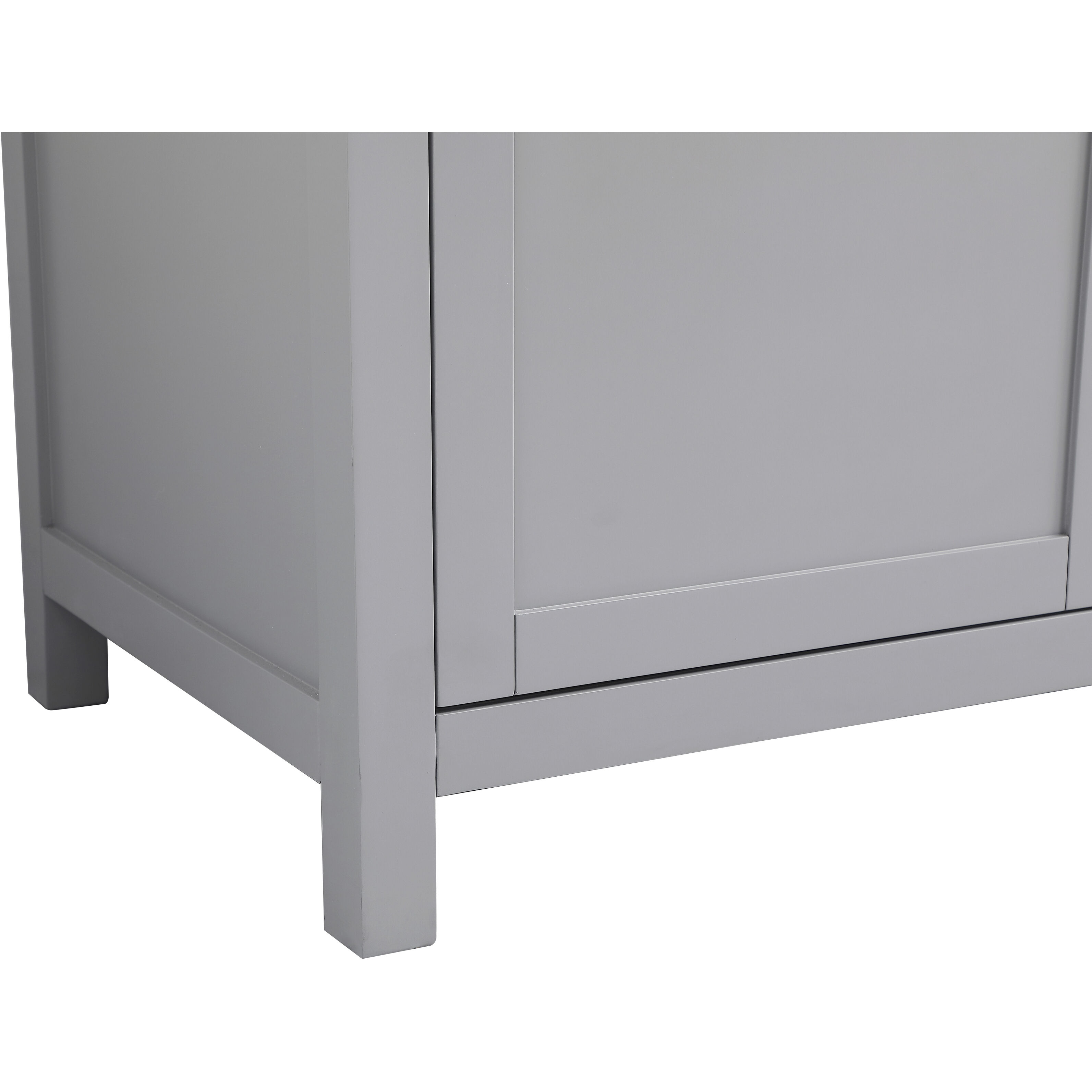 Lewis 60 X 22 X 34 inch Grey Vanity Sink Set