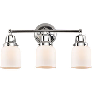Aditi Small Bell LED 21 inch Polished Chrome Bath Vanity Light Wall Light, Aditi