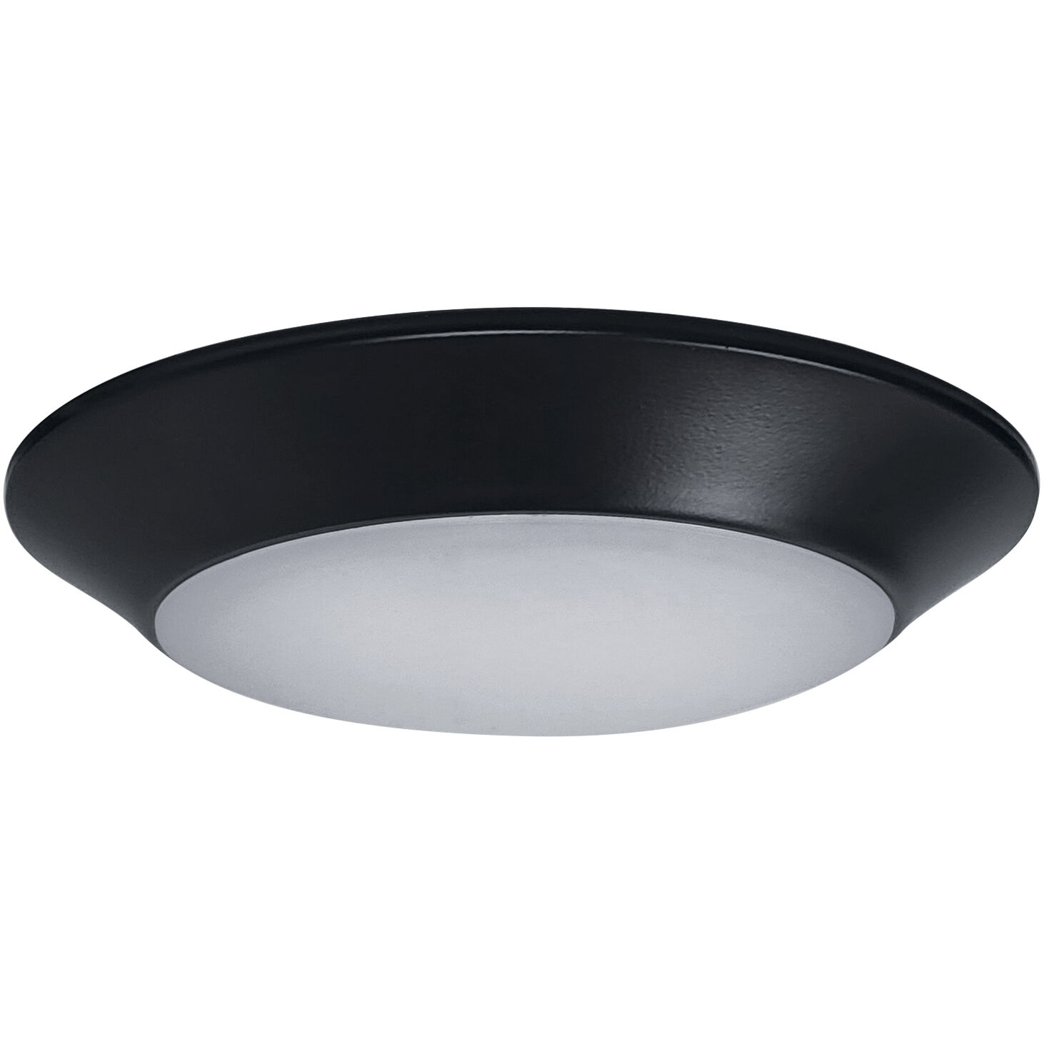 AC Opal 6.14 inch Black Surface Ceiling Light, Selectable CCT