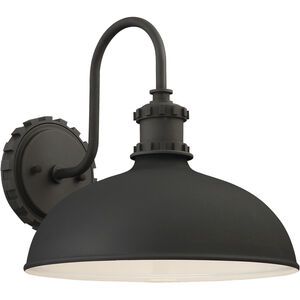 Escudilla 1 Light 12 inch Coal Outdoor Wall Mount in Black, Great Outdoors