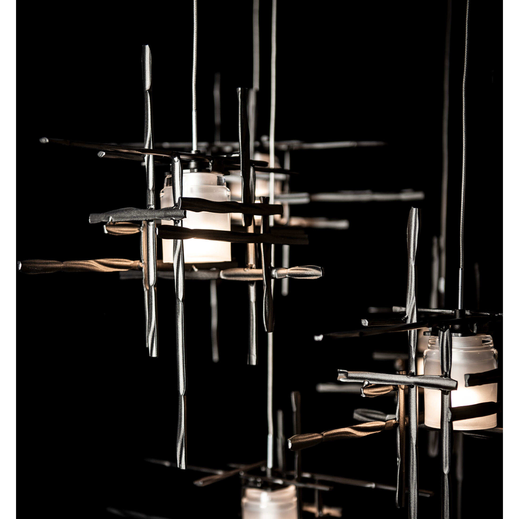 Tura 10 Light 48.9 inch Oil Rubbed Bronze Mobile Pendant Ceiling Light