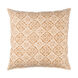 D Orsay 20 X 20 inch Beige and Camel Throw Pillow