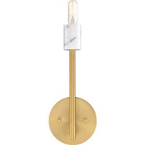 Star Dust 1 Light 5.25 inch Brushed Gold Wall Sconce Wall Light