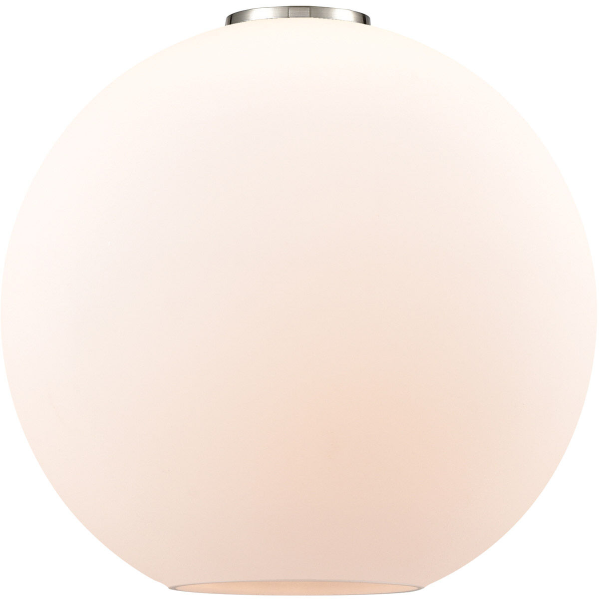 Ballston Large Athens Cased Matte White Glass, Ballston