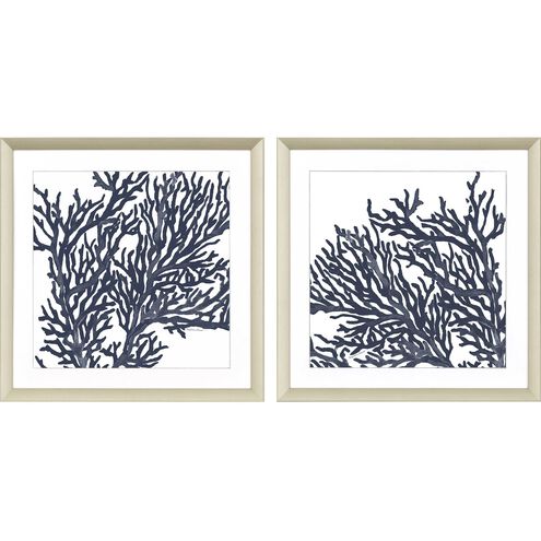 Waterside Collection Blue Framed Art