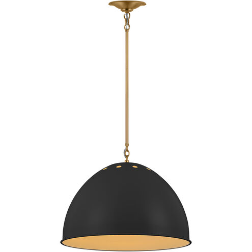 TOB by Thomas O'Brien Robbie 1 Light 20.38 inch Midnight Black Pendant Ceiling Light