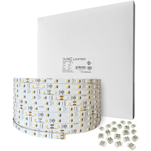 Basics 24 LED 1200 inch White LED Tape Lighting in 2700K