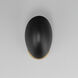 Maris 1 Light 5.5 inch Black and Natural Aged Brass Wall Sconce Wall Light