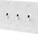 3G Toggle 120-277 White Light Switch