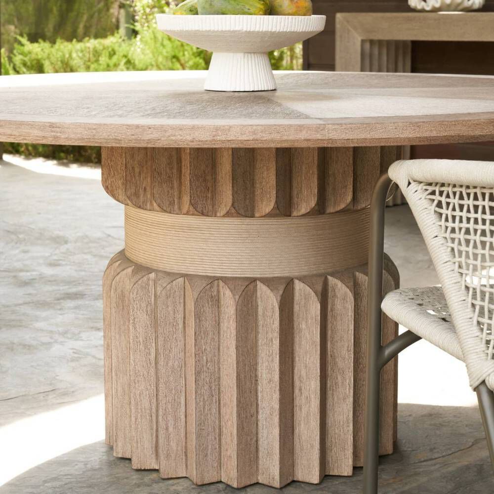 Echo 65 inch Willow Outdoor Dining Table