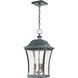 Bardstown 3 Light 10 inch Aged Verde Outdoor Hanging Lantern