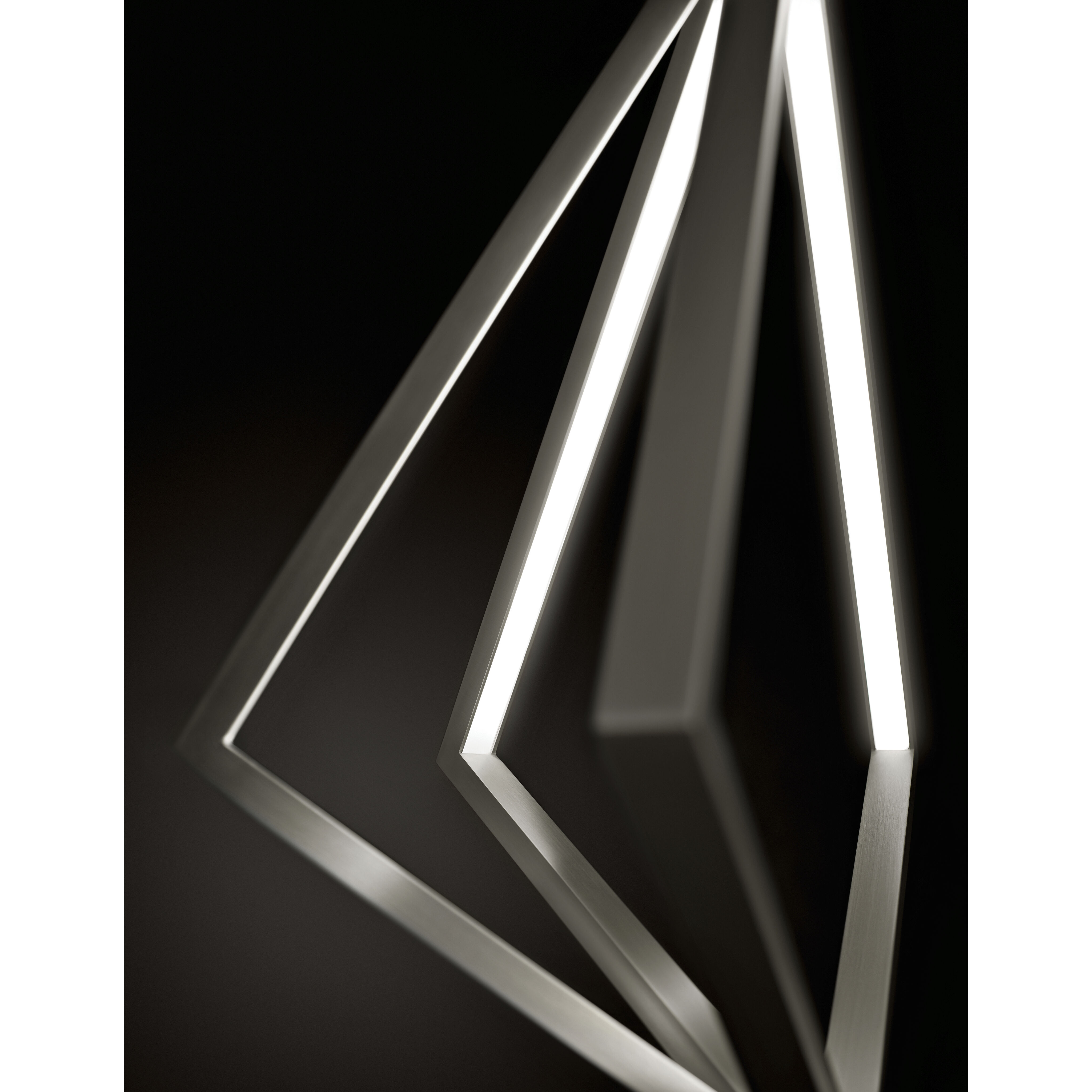 Everest LED 24.5 inch Satin Nickel Foyer Ceiling Light, Large