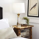 Starling 24 inch 150 watt Clear Table Lamp Portable Light