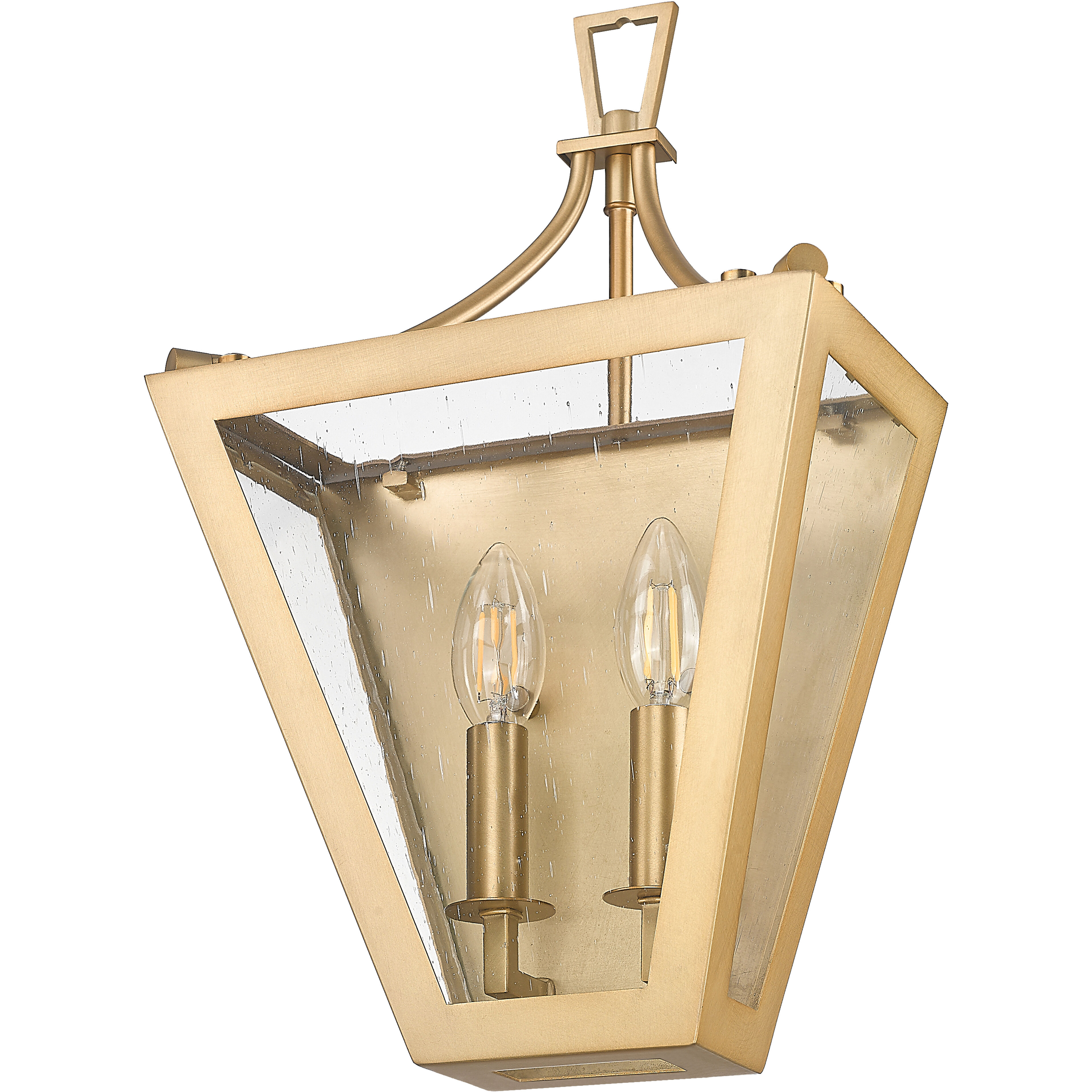 Montalcino Wall Sconce Wall Light in Rubbed Brass