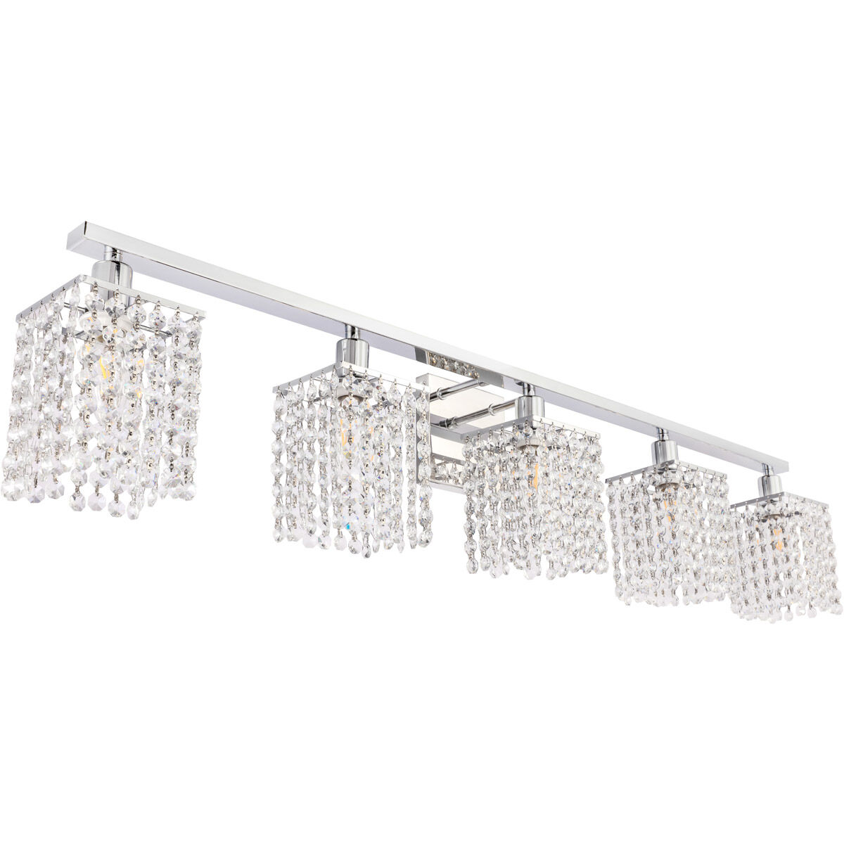 Phineas 5 Light 42 inch Chrome Wall sconce Wall Light