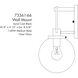 Wenston Outdoor Wall Mount in Sand Coal, Great Outdoors