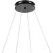 Larousse LED Black Chandelier Ceiling Light