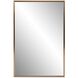 Yorkville 36 X 24 inch Brushed Brass Vanity Mirror