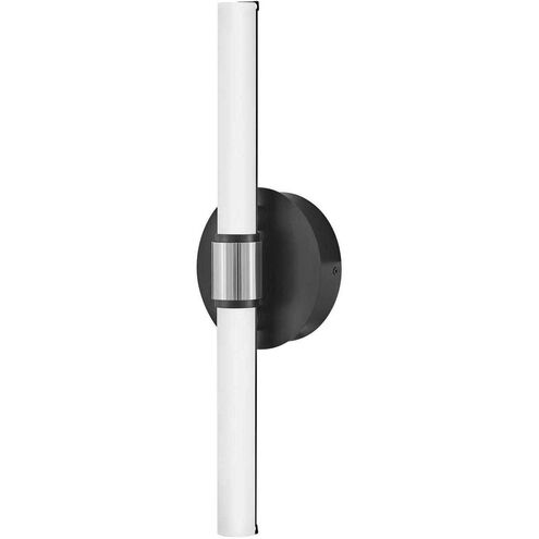 Kai LED 16.75 inch Black with Chrome accents Bath Light Wall Light, Linear
