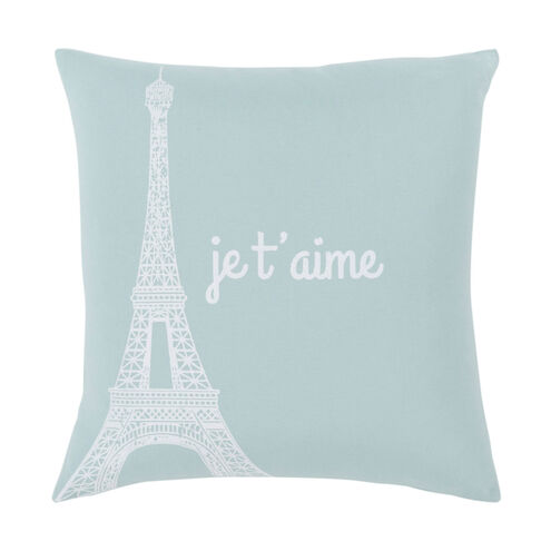 Motto 18 X 18 inch Ice Blue Pillow Kit, Square