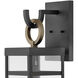 Estate Series Porter LED 22 inch Black with Burnished Bronze Outdoor Wall Mount Lantern