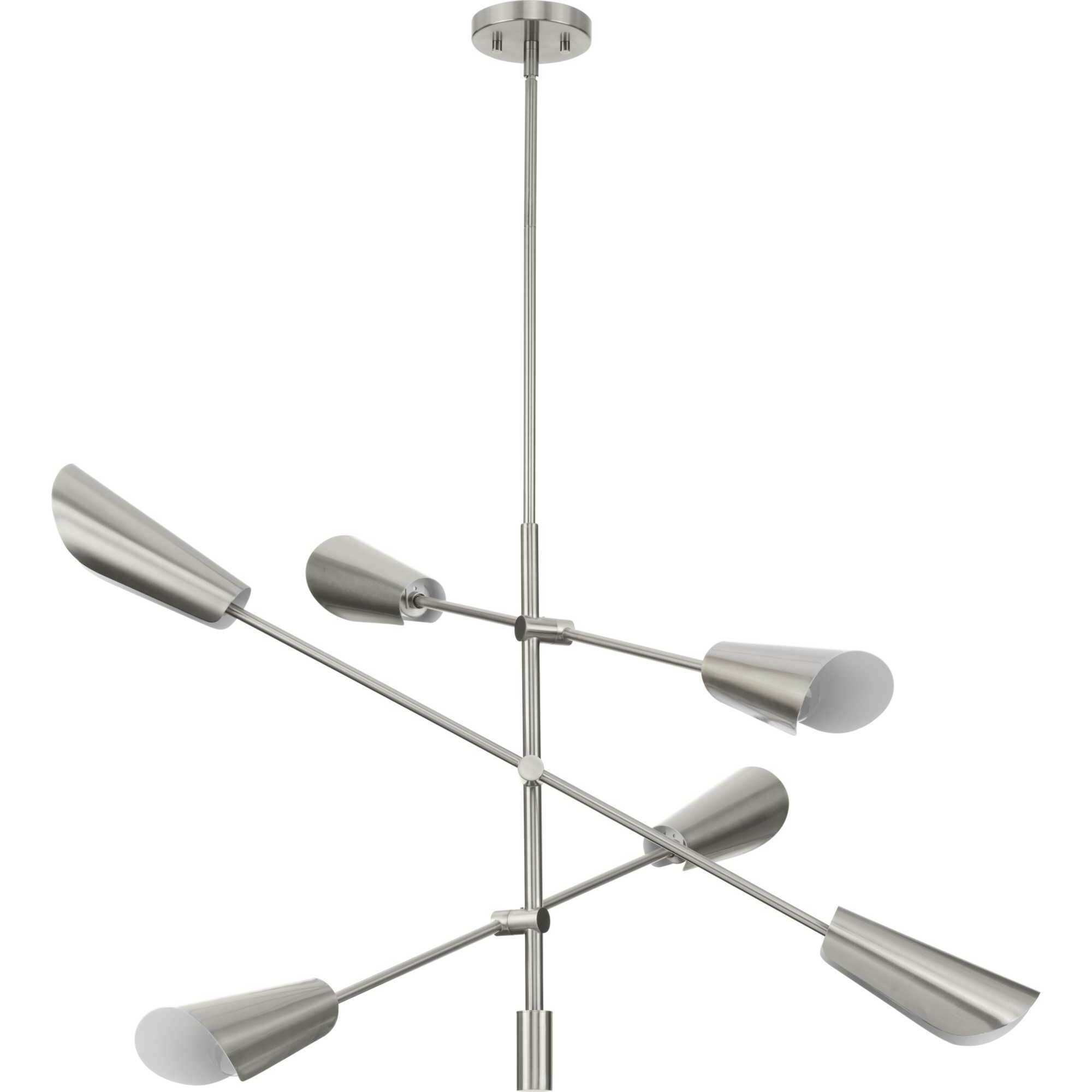 Cornett LED 44.12 inch Brushed Nickel Chandelier Ceiling Light