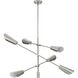 Cornett LED 44.12 inch Brushed Nickel Chandelier Ceiling Light
