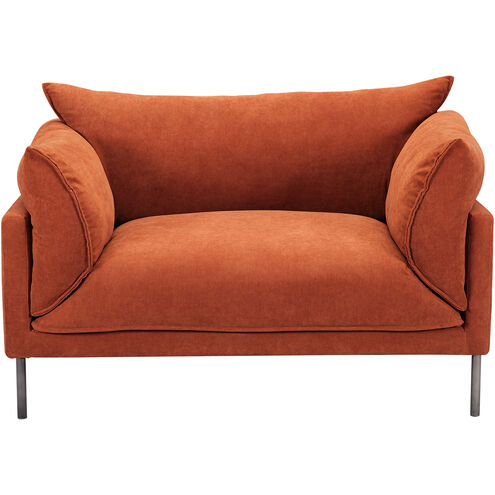 Jamara Orange Occasional Chair, Chair And A Half