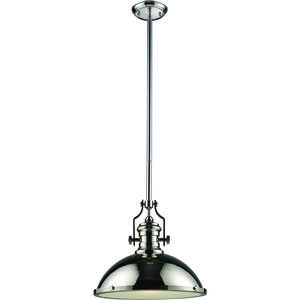Chadwick 1 Light 17 inch Polished Nickel Pendant Ceiling Light in Incandescent