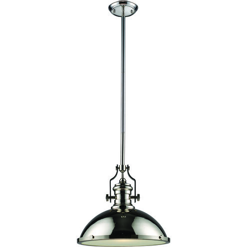 Chadwick 1 Light 17 inch Polished Nickel Pendant Ceiling Light in Incandescent