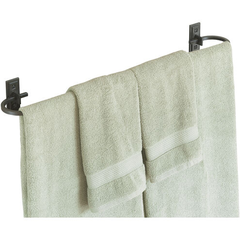 Metra 29 inch Natural Iron Towel Holder
