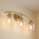 Transitional 3 Light 24 inch Natural Brass Bathroom Vanity Light Wall Light