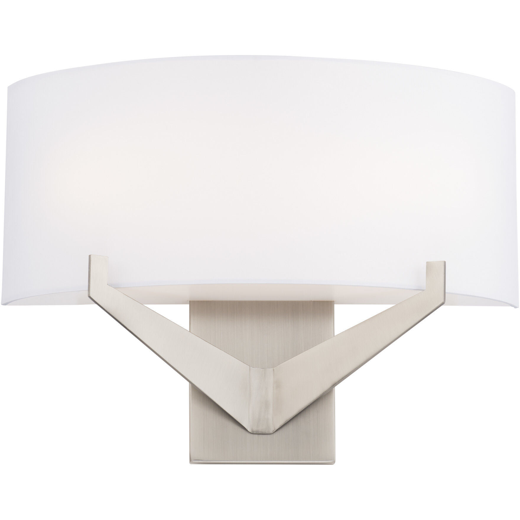 Fitzgerald Wall Sconce Wall Light in 2700K, Brushed Nickel, dweLED