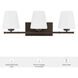 Fauna Grove 3 Light Matte Bronze Vanity Light Wall Light, Medium