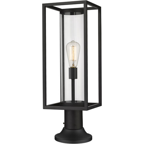 Dunbroch 1 Light 23.75 inch Black Outdoor Pier Mounted Fixture