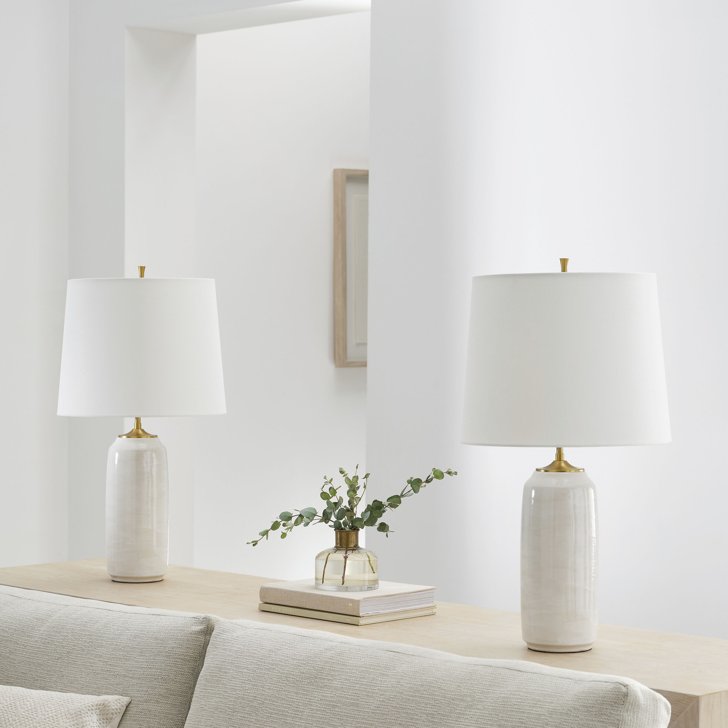 TOB by Thomas O'Brien Cato 27.75 inch 75 watt Natural White Table Lamp Portable Light