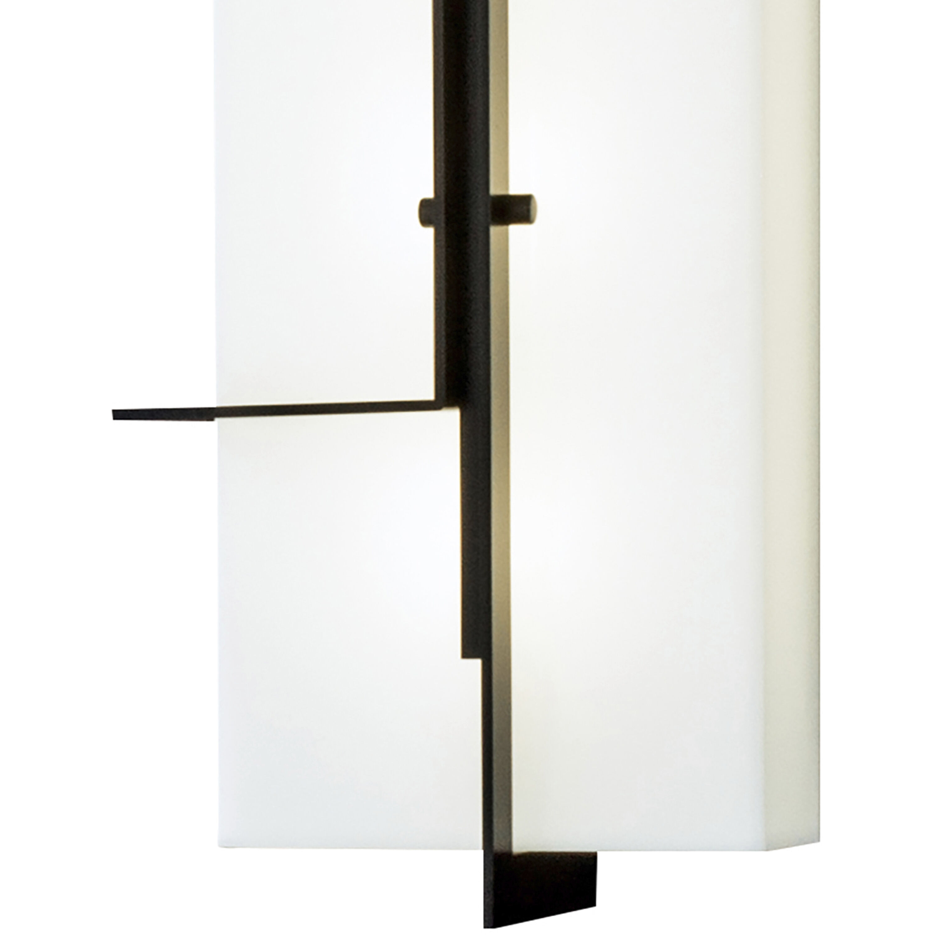 Matrix LED 18 inch Matte Black Outdoor Wall Sconce