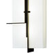 Matrix LED 18 inch Matte Black Outdoor Wall Sconce