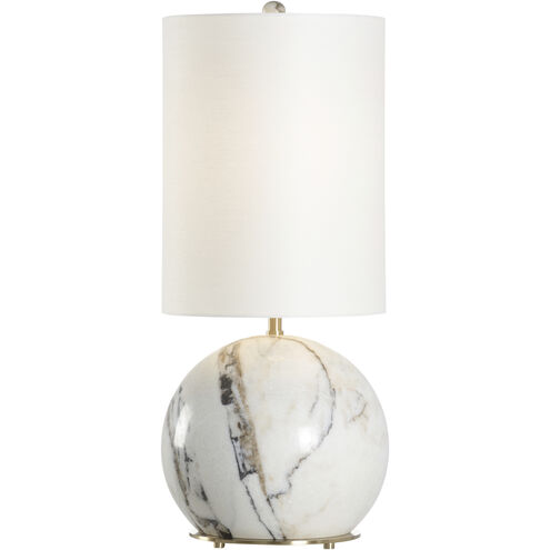 Novara 18 inch 100.00 watt White/Cream Table Lamp Portable Light