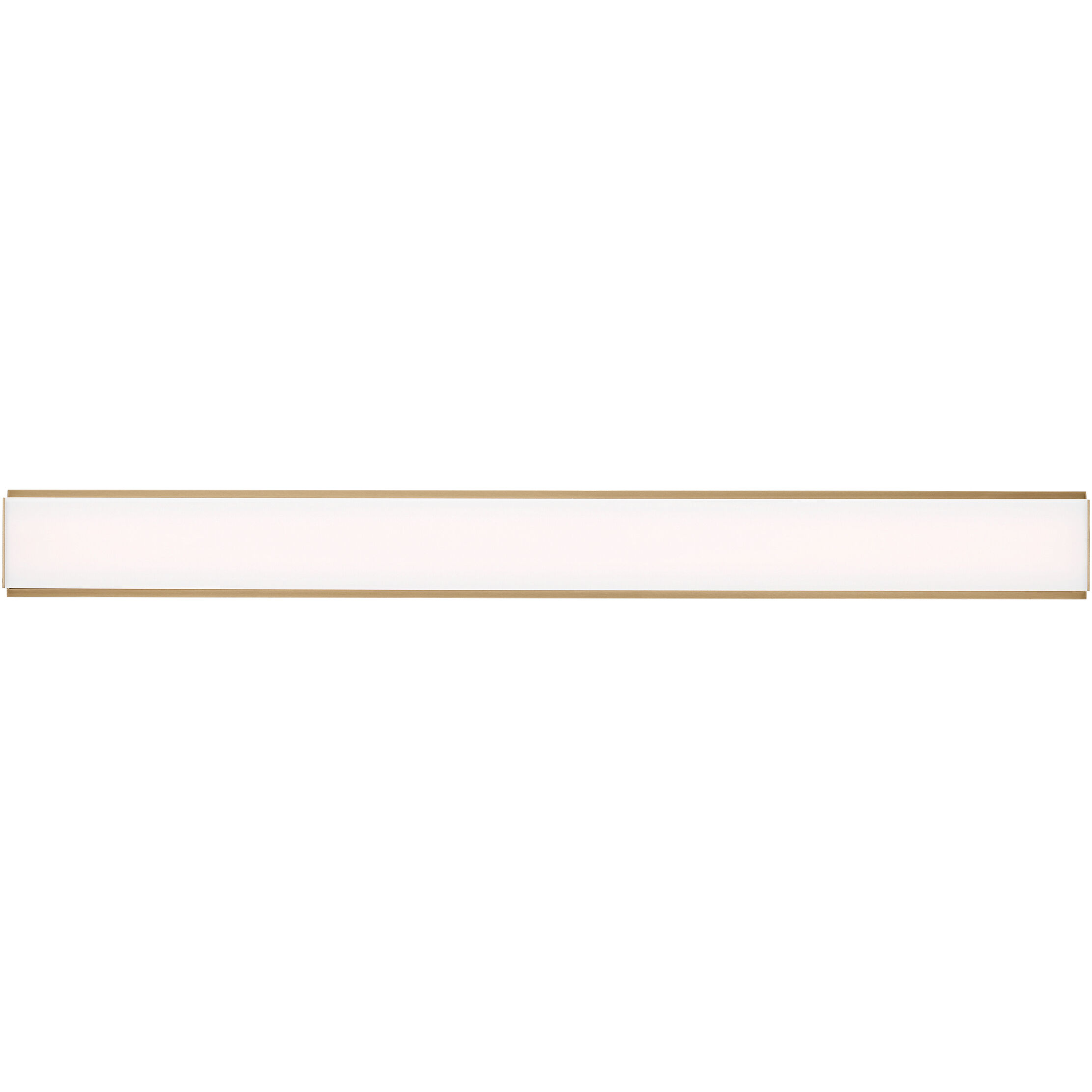 Panna LED 30 inch Satin Brass Vanity Light Wall Light