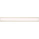 Panna LED 30 inch Satin Brass Vanity Light Wall Light