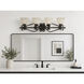 Manor 4 Light 37 inch Oil Rubbed Bronze Bath Vanity Wall Light