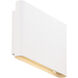 Tablet LED 5.5 inch White Outdoor Wall Light