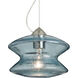 Zen 1 Light Satin Nickel Cable Pendant Ceiling Light