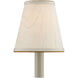 Marble Paper Cream and Gold 5 inch Tapered Chandelier Shade